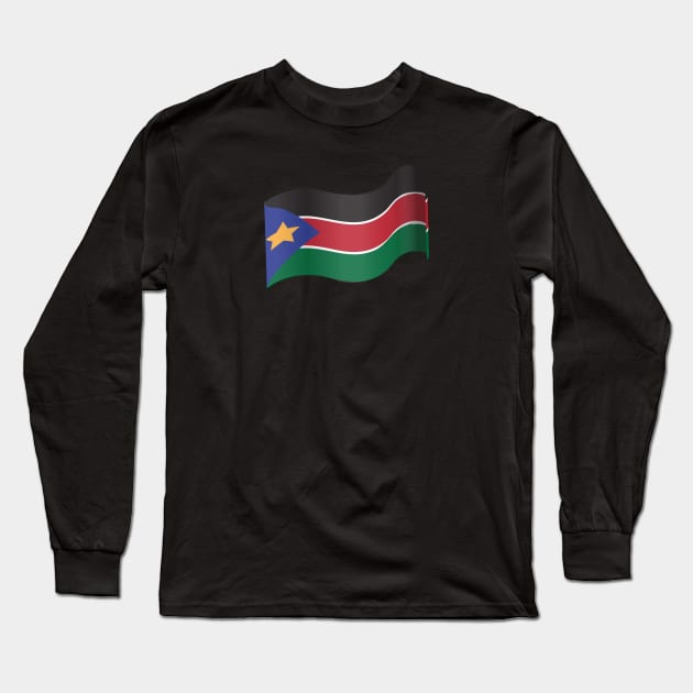 South Sudan Long Sleeve T-Shirt by traditionation